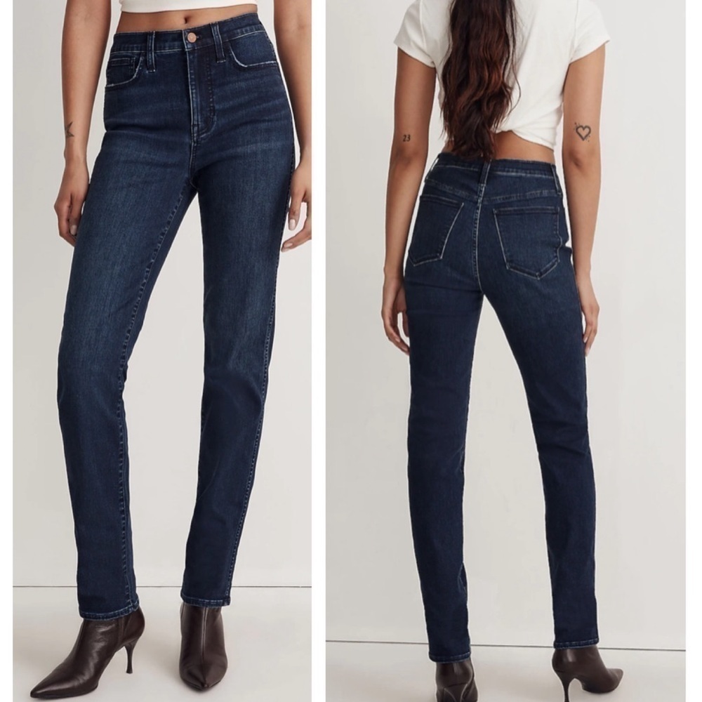 Madewell Stovepipe High Rise Jeans Larchley Wash Size 26 - Picture 14 of 14